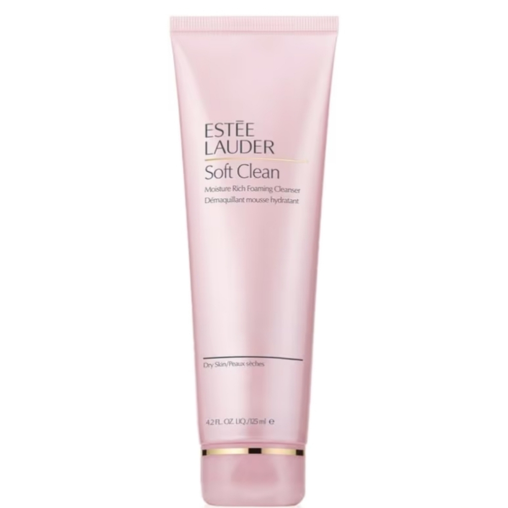 Estee Lauder Soft Clean Moisture Rich Foaming Cleanser (For dry Skin) 4.2oz. New